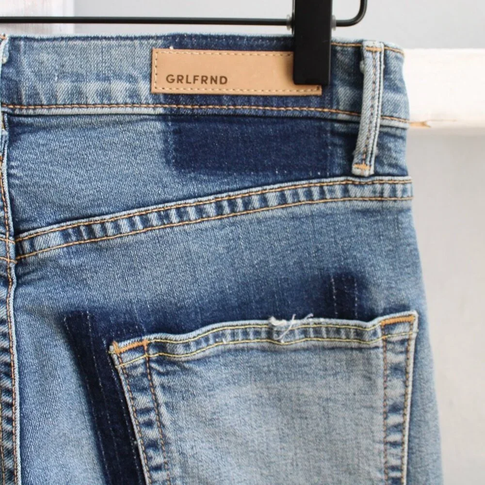 GRLFRND Kendall Super Stretch High Rise Skinny Jeans Blue Duran Size 27 - Picture 7 of 10